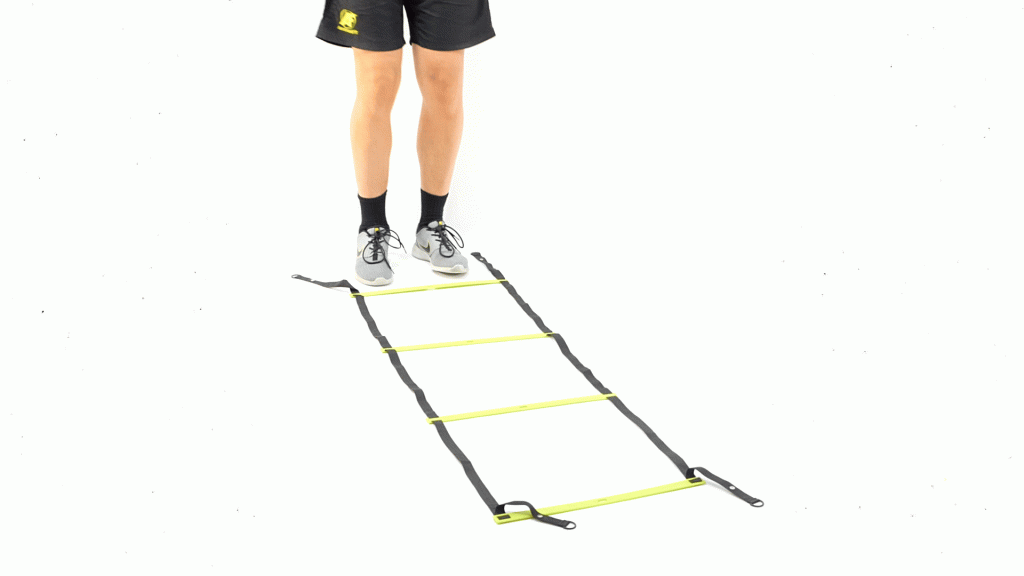 ESCALERA-CARDIO-EJERCICIO 14-A DOS PIES CON SALTOS Y SENTADILLAS