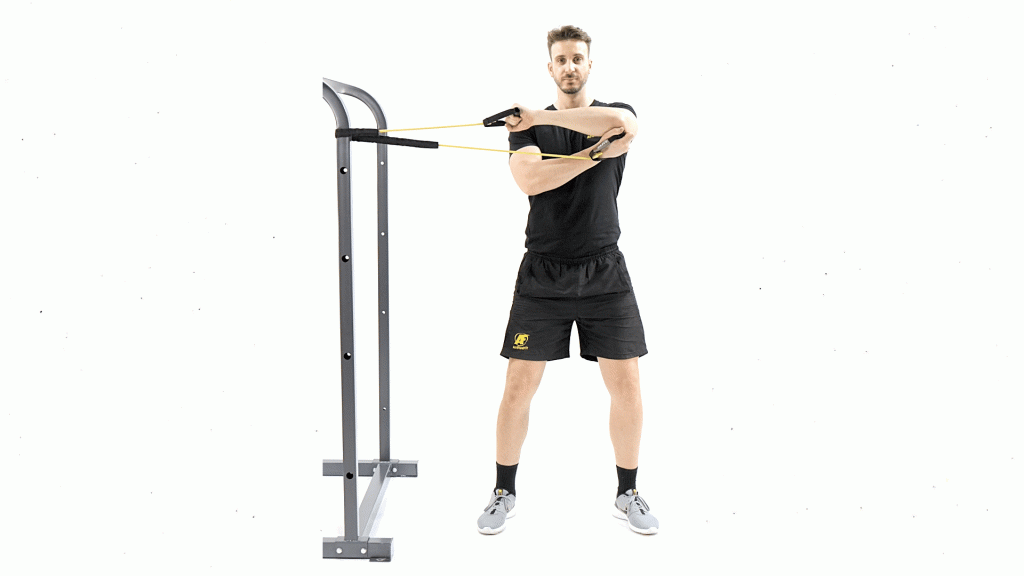 TUBO RESISTENCIA-RACK-HOMBRO-ROTACION EXTERNA CODO ARRIBA